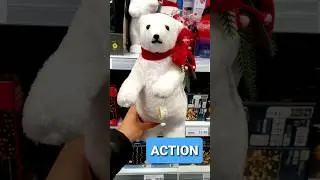 Action🌟niedźwiadek🐻 #action #dekoracje #dekoracjedomu #święta #świętabożegonarodzenia #przeglądp&oacute;łek