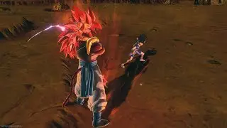 DRAGON BALL XENOVERSE 2 | Base Cabba vs SS4 Gogeta (GT) Raid | (MEME)