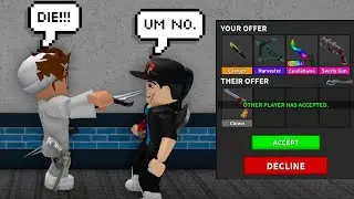 I Met A SCAMMER That Wanted To Take ALL MY GODLIES, So I DID THIS… (Murder Mystery 2)