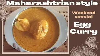 Maharashtrian Egg Curry with English subtitles I Easy delicious egg curry I Anda masala curry recipe