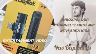 Unboxing our channel's first mic | Tamil | Deenas Media |