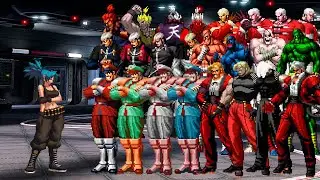 Leona Pre Vs Super Bosses Team Mugen
