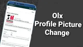 OLX | olx profile picture change | How to Change Olx Old Profile Details