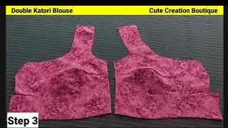 Double katori wala blouse stitching 