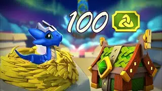 Opening 100 Divine Chests | Hatched Aloe Dragon and got Spellwork Dragon| DML