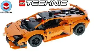 Обзор скоростной сборки LEGO Technic 42196 Lamborghini Hurac&aacute;n Tecnica Orange