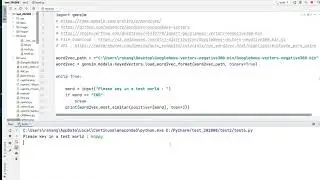 Python - NLP Gensim test - Find top 3 similar words