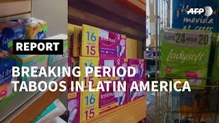 Views from the bathroom: talking period taboos in Latin America I AFP