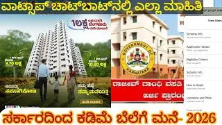 Karnataka Rajiv Gandhi Housing Flats (RGRHCL) 2026:Eligibility, Benefits & How to Apply, Subsidy