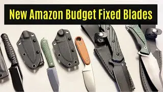 New Amazon Budget Fixed Blade Knives