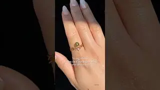 Trying on my Disney Tim Burton's The Nightmare Before Christmas Ring 🖤