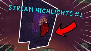 WHAT IS THAT NETHER SPAWN??? (Stream Highlights #1)
