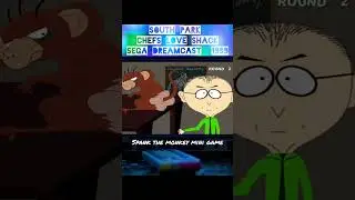 South Park Chef's Luv Shack Sega Dreamcast 1999 Spank The Monkey Mini Game