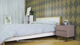 #SmartHome #OfficeTech #WirelessCharging Transform Your Furniture with  Invisible Wireless Charger!
