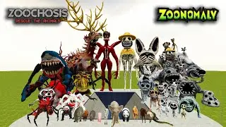 DESTROY ALL PARASITE MUTANT ANIMALS ZOOCHOSIS & ZOONOMALY MONSTERS in GIANT SHREDDER - Garry's Mod !