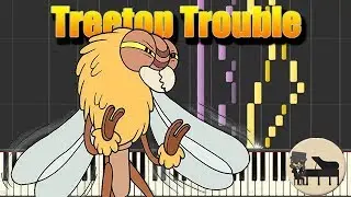 Treetop Trouble - Cuphead [Piano Tutorial] (Synthesia) HD Cover