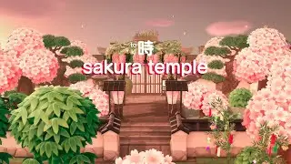 I Transformed the Museum into a Sakura Temple 🌸⛩️ | speed build | Animal Crossing: New Horizons