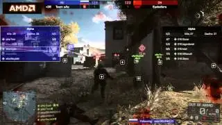 aAa vs Eyeballers Map 3 - Semi-finals - Dreamhack Winter 2013 - Battlefield 4