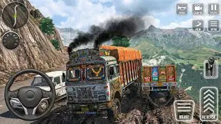 REALISTIC Indian Truck Simulator Offroad! TATA Truck Deep MUD Rescue Gameplay