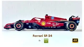Burago Ferrari SF-24 2024 DieCast Scale Model 1:41 | Stability and Consistency in Formula One