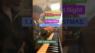 Christmas Songs On Piano RANKED.. 🎅👀 #piano #pianotutorial