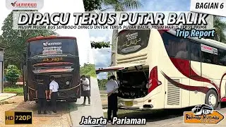 NAIK BUS SEMBODO EXECUTIVE PLUS 26 SEAT DIPACU TERUS PUTAR BALIK I JAKARTA - PARIAMAN (6/8)