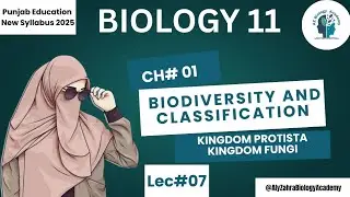 Kingdom Protista| Kingdom Fungi| Biology 11th| Ch#01|Lec#07| by Mahwish Ali|