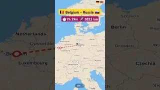 Belgium to Russia flight ✈️ route explore live #flight #route #explore #aviation #excelbytesized