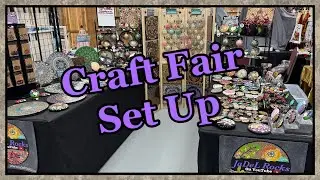 Craft Fest Holiday Craft Fair 2024 Table Set Up -  Vlog