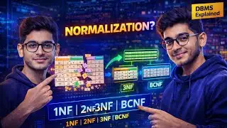 Normalization in DBMS | 1NF 2NF 3NF BCNF Explained in Hindi | DBMS Tutorial 