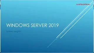 Windows Server 2019 [PREVIEW] - System Insights