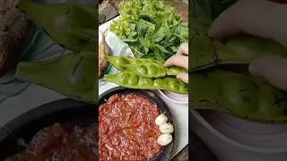 Lalap Pete Sambel Terasi 😁 #petai #lalapansayuran #lalapan #lalapanpete