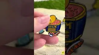 Custom series of cute camping soft enamel pin