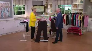 The Green Rack Hi Capacity Foldable Drying Rack Storage System on QVC