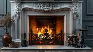 Quiet Fireplace Glow for Sleep & Relaxation | Elegant Night Ambience (3 Hours)