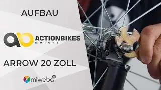 Actionbikes Kinderfahrrad Arrow 20 Zoll 💚 Aufbau I Fahrrad f&uuml;r Kinder 2022 I Miweba 🚴🏿&zwj;♂️