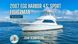 Рыболовная яхта Egg Harbor 43 фута, 2007 года выпуска [365 000 долларов США]