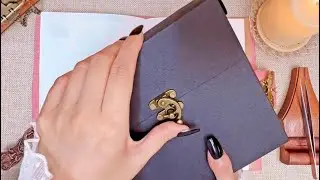 ASMRㅣCreepy Halloween Scrapbooking 🎃 Art JournalㅣRelaxing Sounds ㅣ手帳 コラージュ ♥️