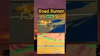 Road Runner in real life (cartoon beep-beep itu nyata) 😲 #roadrunners #burung #pelari #shorts