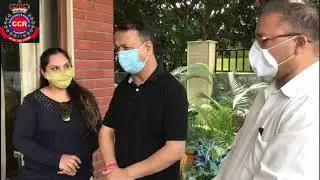 CRIME CONTROL AND RESEARCH ORGANISATION GIVE CORONA WARRIOR OWNER TO EX-DIG MR.JAGATRAM JOSHI JI..
