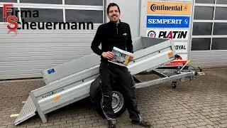 Humbaur Brücke kippbar HA132513BK 1,3t Anhänger - Vorstellung / Test- Quad / Motorrad / Rasentraktor