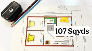 969 Sqft New Modern House Design 🏡 | Stylish Home Map 2025 | SK HOUSE PLANS | S No 3320
