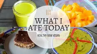 What I Ate - Raw Vegan In Winter | Vlogmas 3