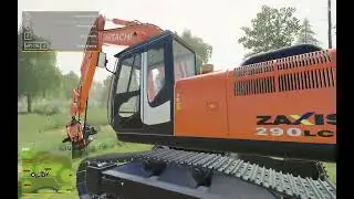 FS19 Forestry with excavator! Grizzly mountain