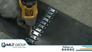Installation d'agrafes à plaquettes
