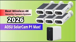 Best Wireless 4K Security Camera System 2026? AOSU SolarCam P1 Max Full Review!