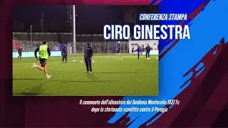 CONFERENZA STAMPA | Ginestra post Guidonia Montecelio 1937 Fc-Perugia 1-2