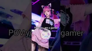 POV-you are a gamer girl 🖤💕@chavi_creations #aesthetic #gamergirl #trending #viral