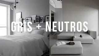 Interiores en COLOR GRIS + TONOS NEUTROS | claves para pintar y decorar en grises |Libria Interiores