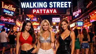 Walking Street Pattaya 🌉 🇹🇭 | Night life | #walkingstreet #pattaya #travelvlog #travel #review #new